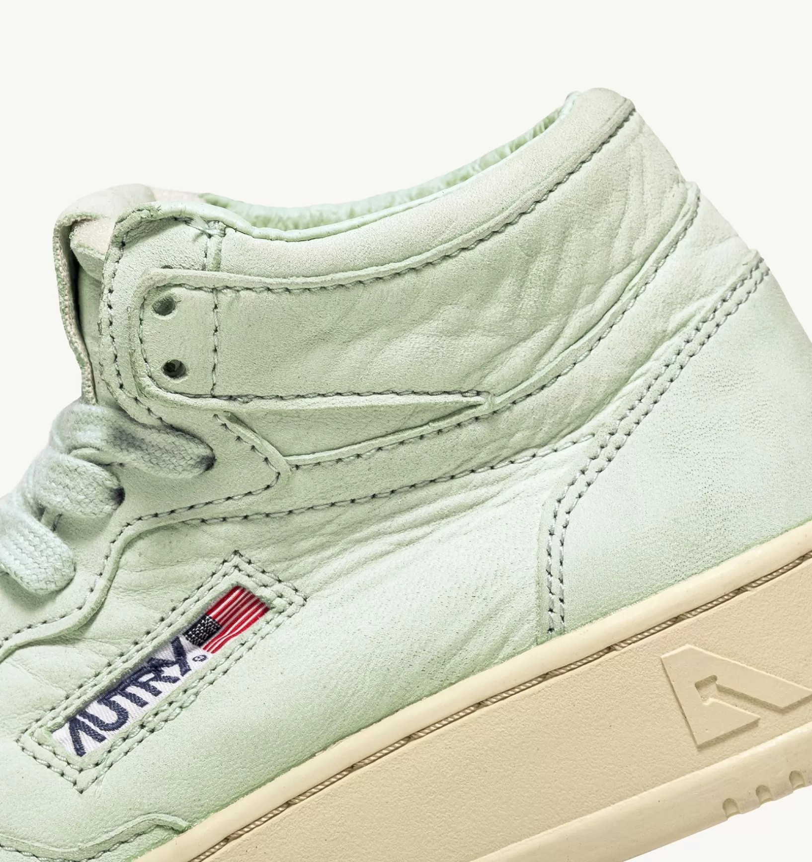 AUTRY Sneakers Medalist Mid In Morbida Pelle Cel Green Di Capra^Donna Medalist