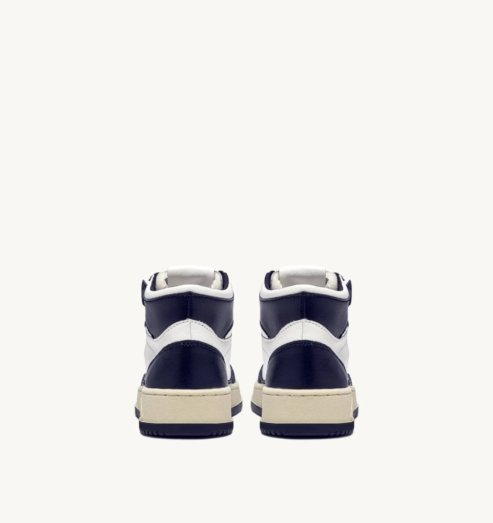 AUTRY Sneakers Medalist Mid In Pelle Bianca E Blu^Donna Medalist