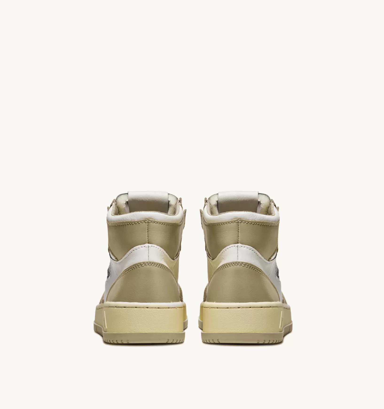AUTRY Sneakers Medalist Mid In Pelle Bicolore Bianco E Mud^Uomo Medalist