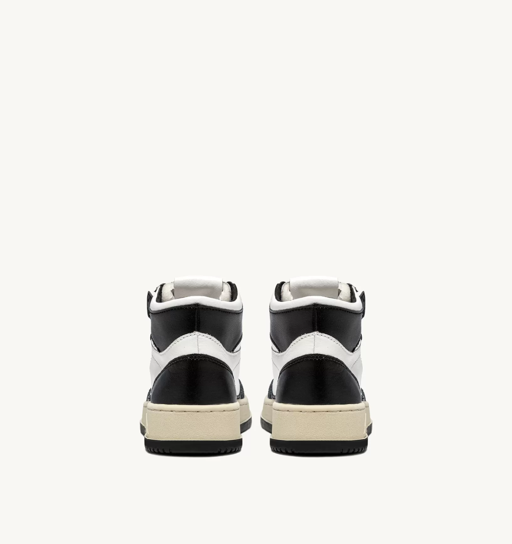 AUTRY Sneakers Medalist Mid In Pelle Bicolore Bianco E Nero^Donna Medalist