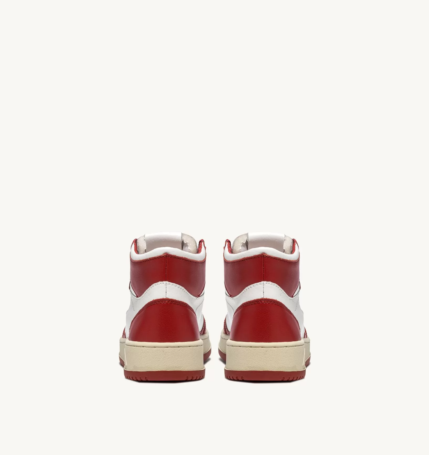 AUTRY Sneakers Medalist Mid In Pelle Bicolore Bianco E Rosso^Uomo Medalist