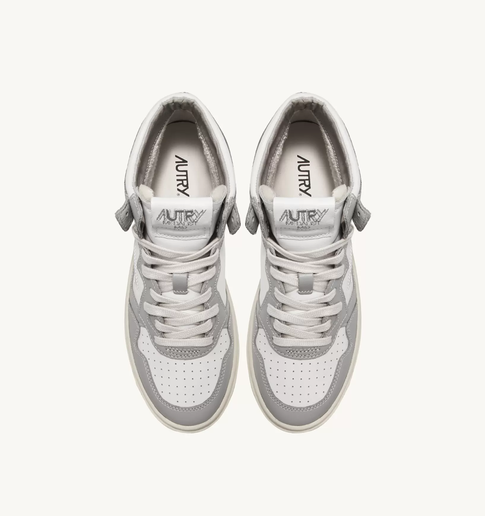 AUTRY Sneakers Medalist Mid In Pelle Bicolore Bianco E Vapor^Uomo Medalist