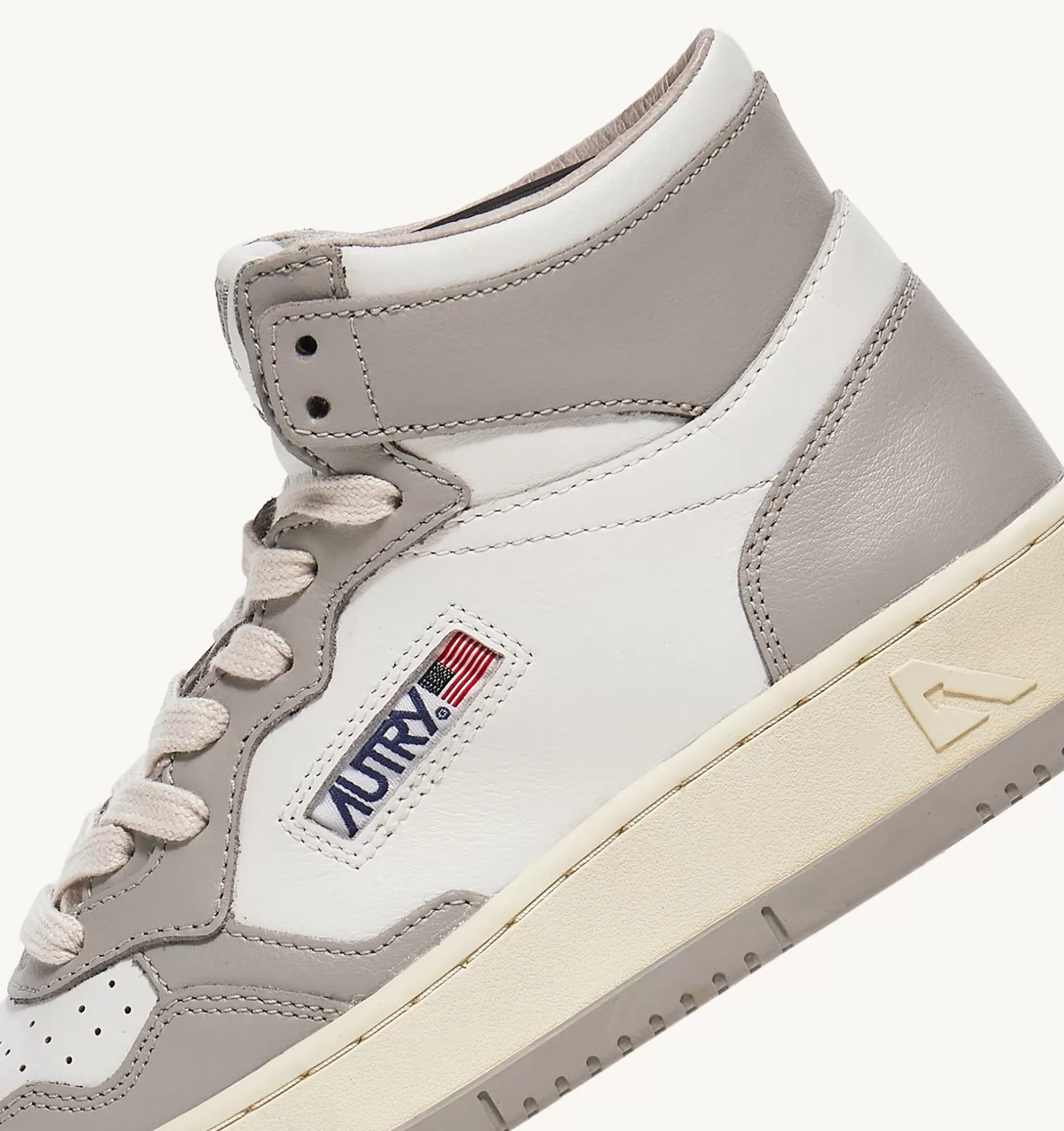 AUTRY Sneakers Medalist Mid In Pelle Bicolore Bianco E Vapor^Donna Medalist