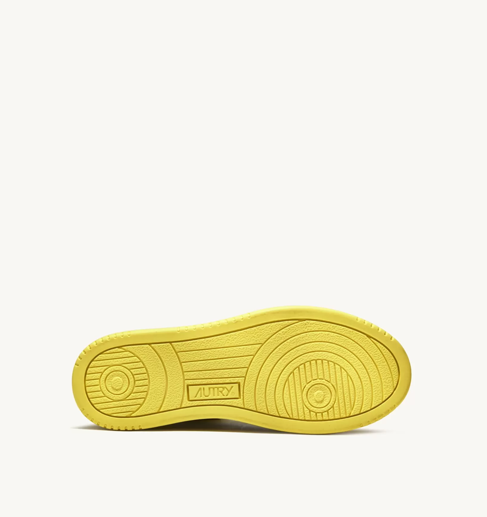 AUTRY Sneakers Medalist Mid In Pelle Bicolore Bianco E Yellow^Donna Medalist