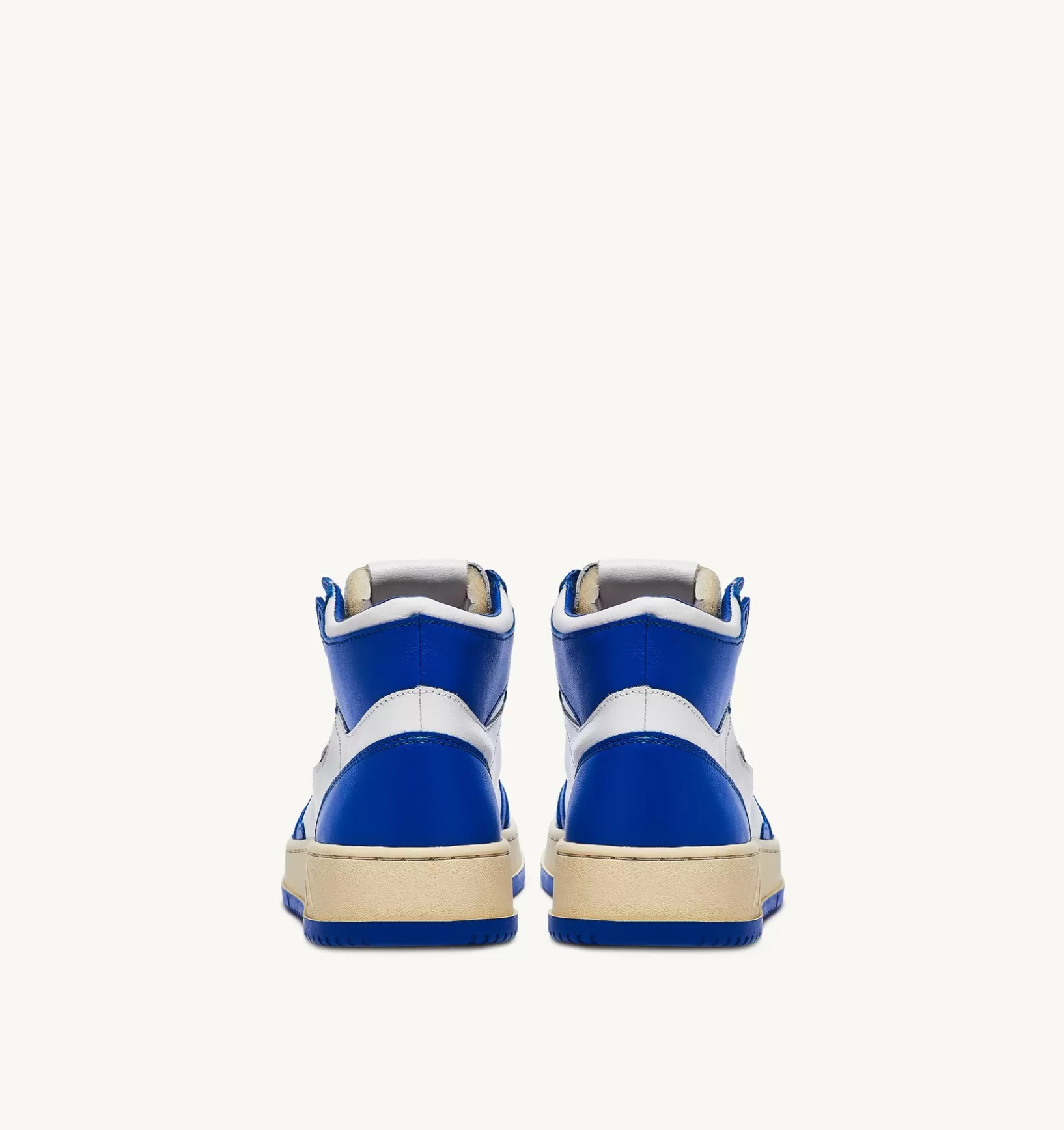 AUTRY Sneakers Medalist Mid In Pelle Bicolore Bianco Prince Blue^Uomo Medalist