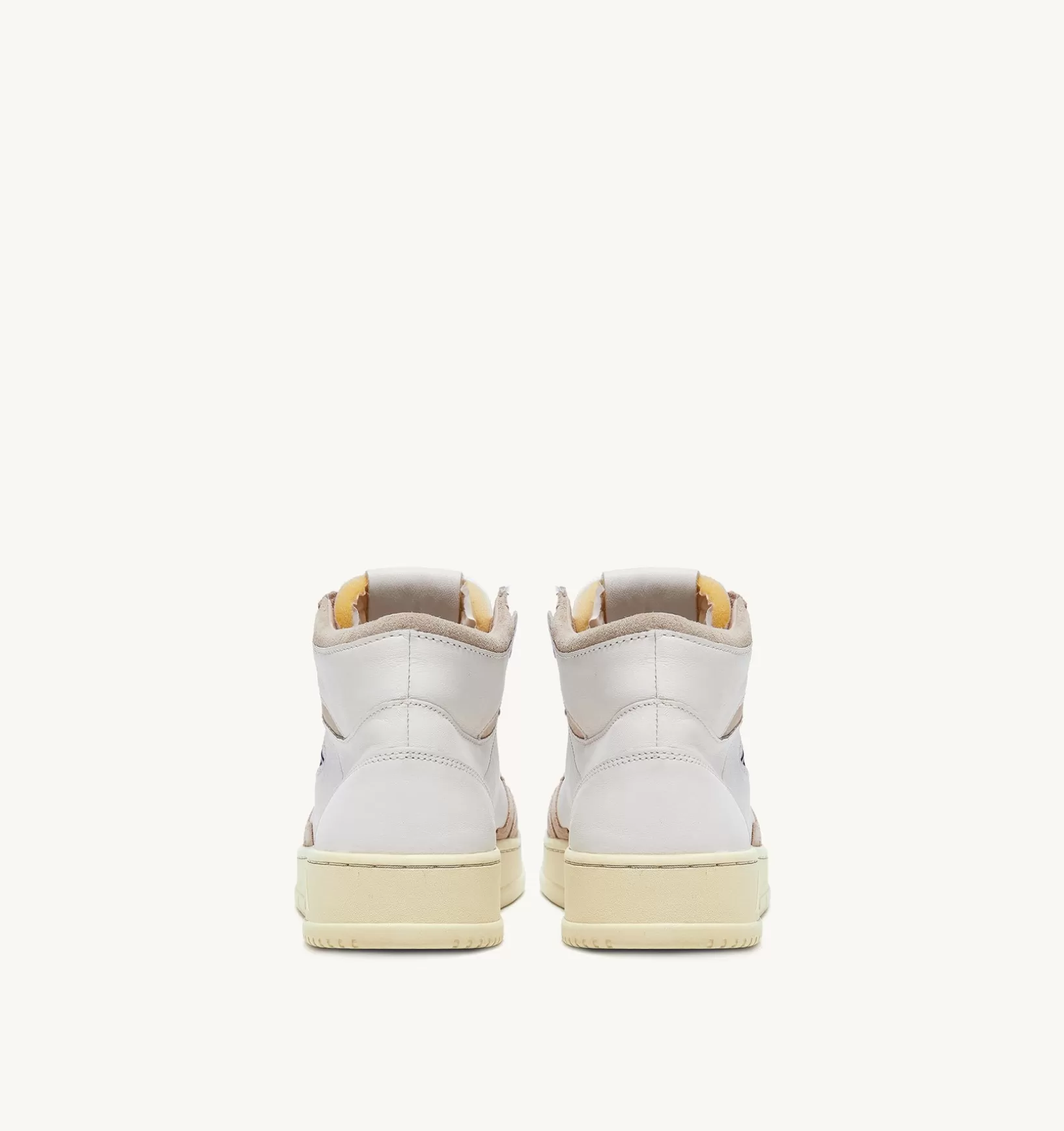 AUTRY Sneakers Medalist Mid In Pelle Di Capra E Suede Bianco^Donna Medalist