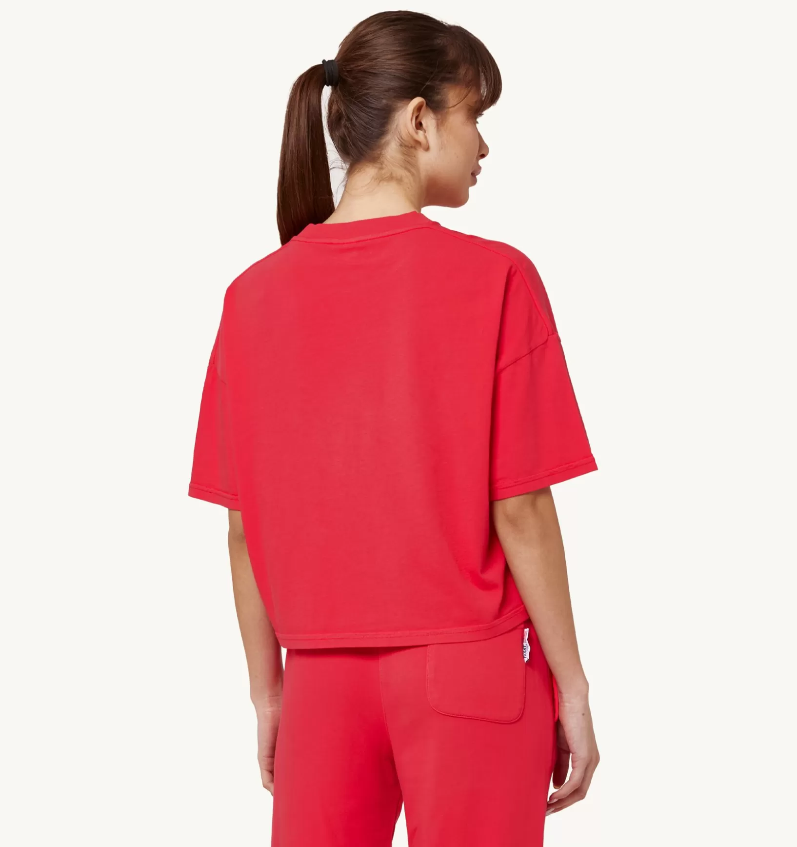 AUTRY T-Shirt Aerobic Logo Rosso^Donna Top