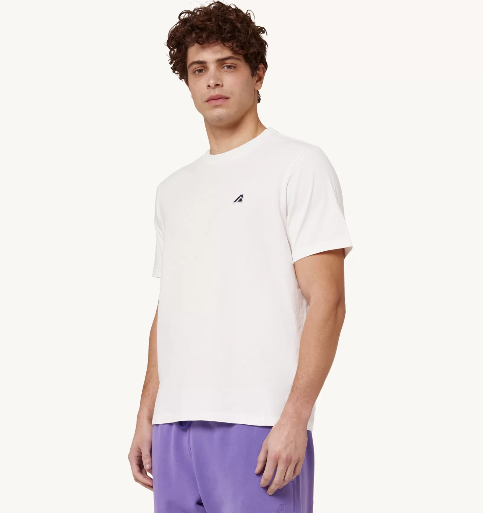 AUTRY T-Shirt Girocollo Iconic Bianco^Uomo Top