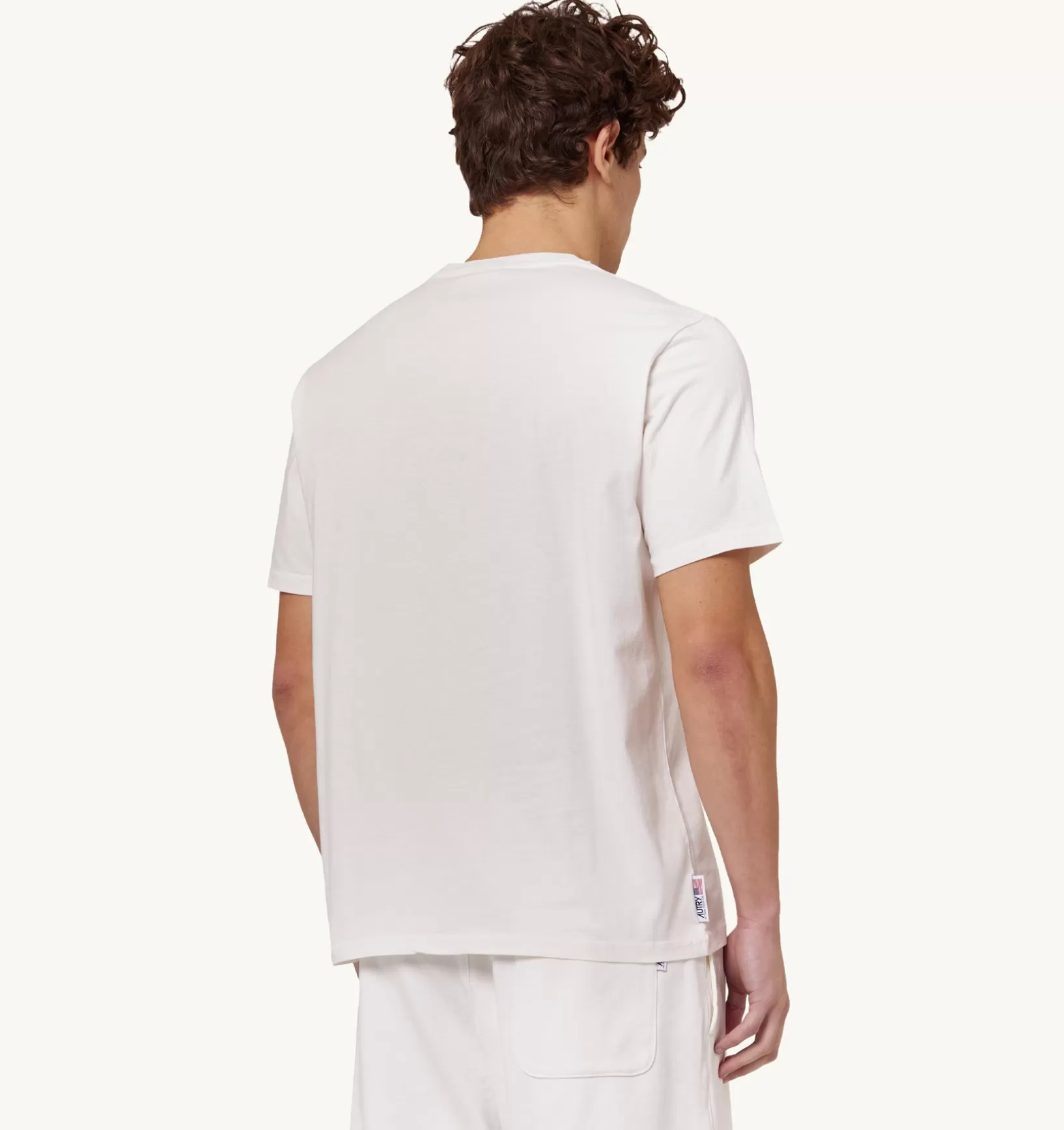 AUTRY T-Shirt Girocollo Iconic Bianco^Uomo Top