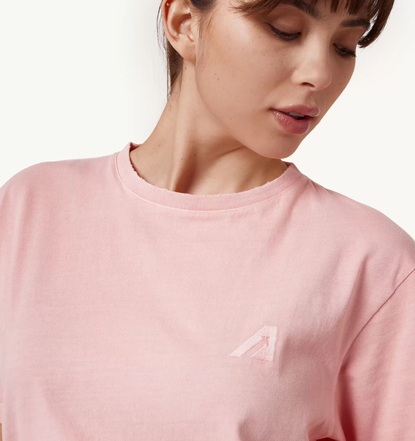 AUTRY T-Shirt Girocollo Supervintage Rosa^Donna Top