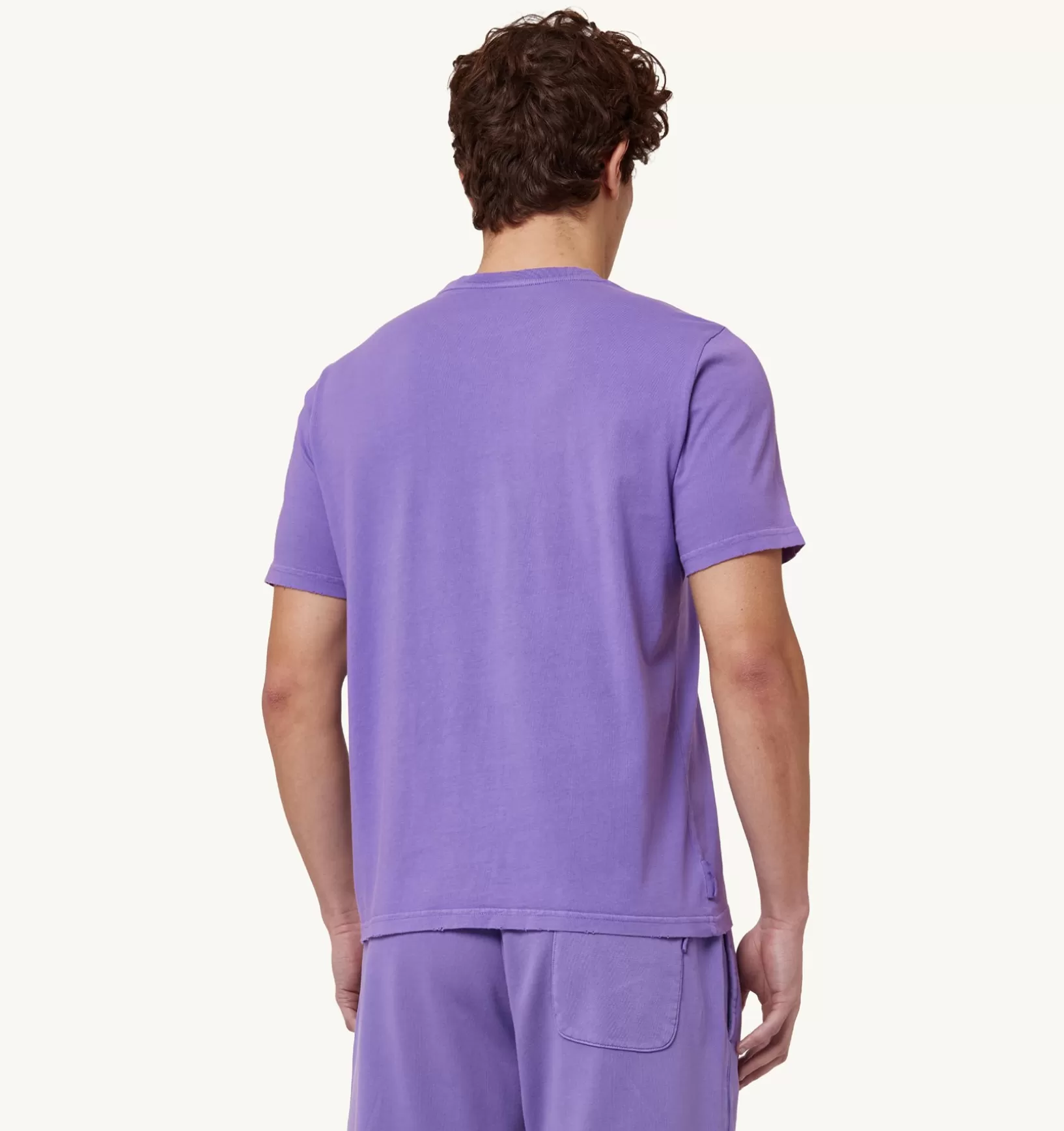 AUTRY T-Shirt Girocollo Supervintage Viola^Uomo Top