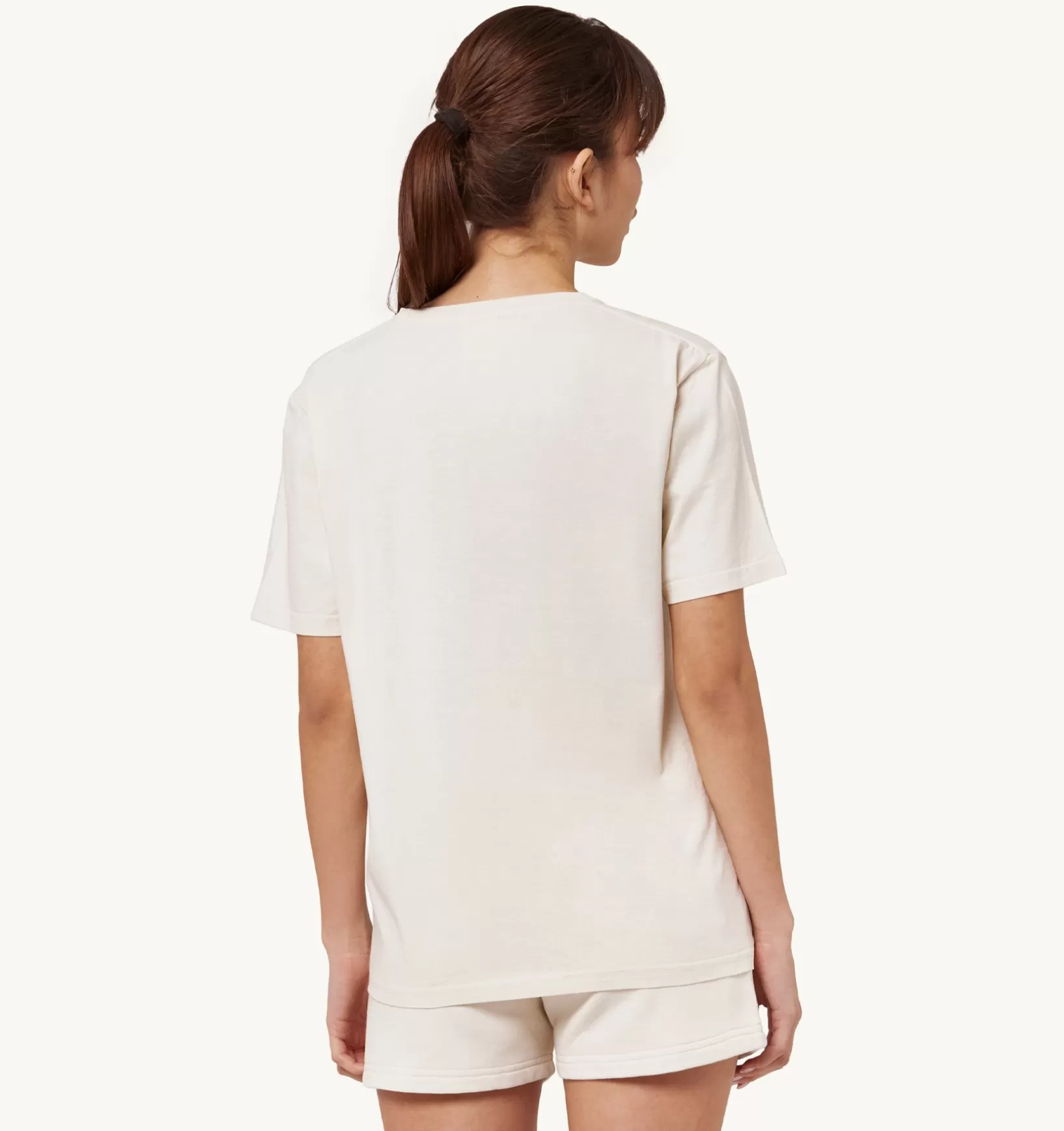 AUTRY T-Shirt Girocollo Tennis Avorio^Donna Top