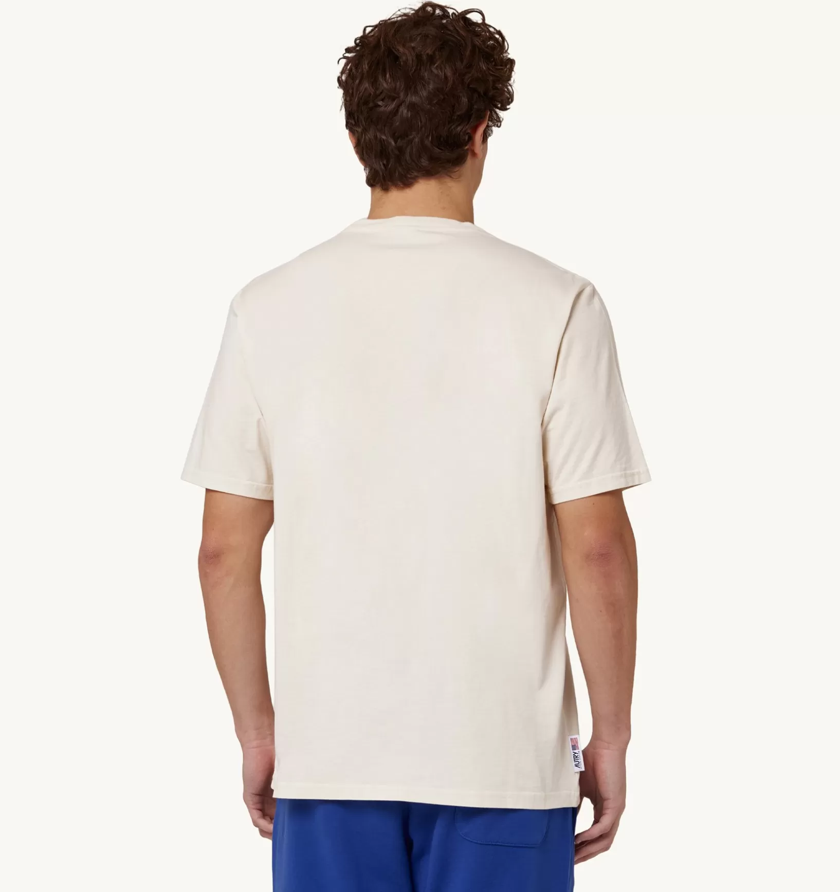 AUTRY T-Shirt Girocollo Tennis Bianco^Uomo Top