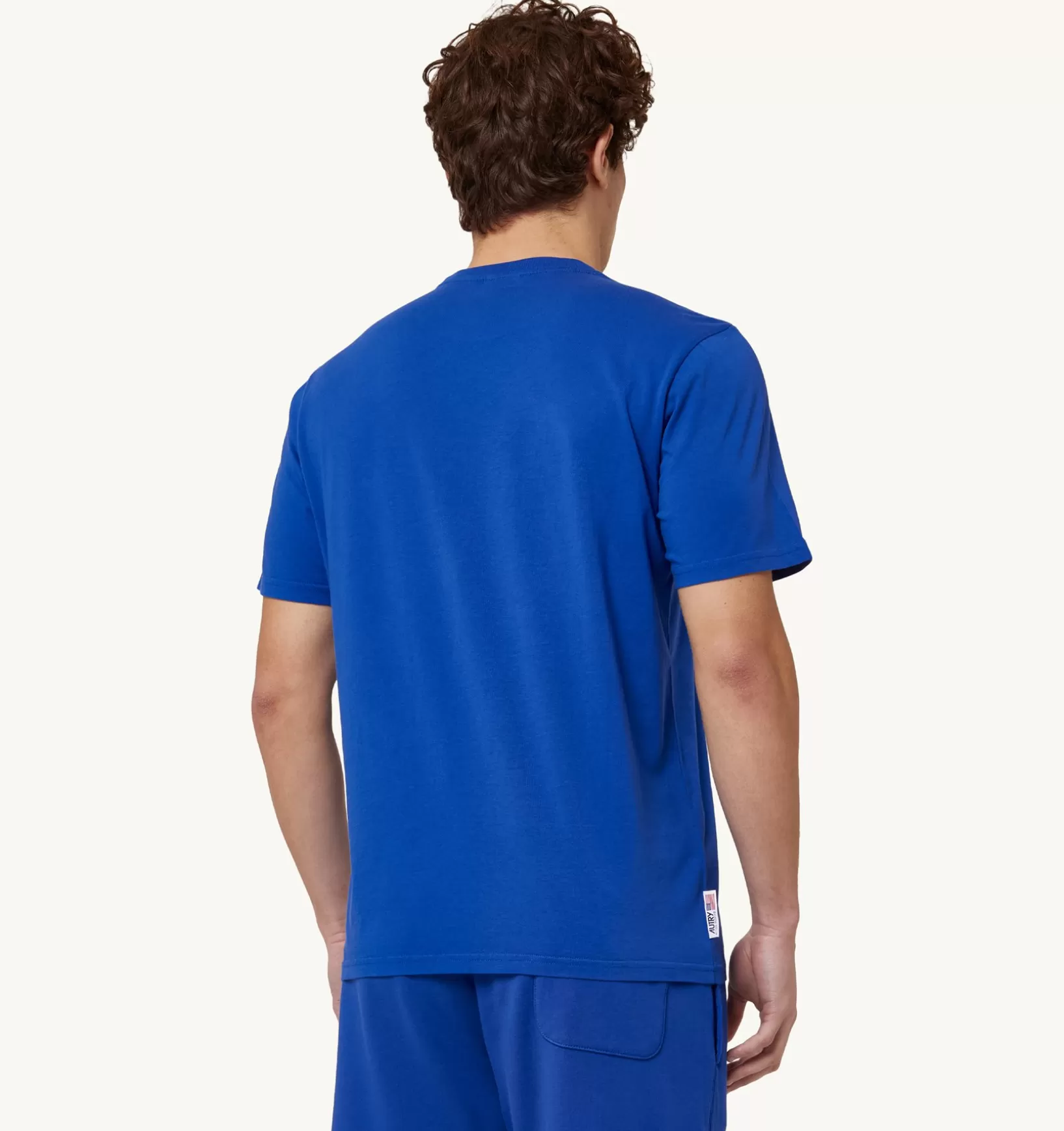 AUTRY T-Shirt Girocollo Tennis Blu^Uomo Top