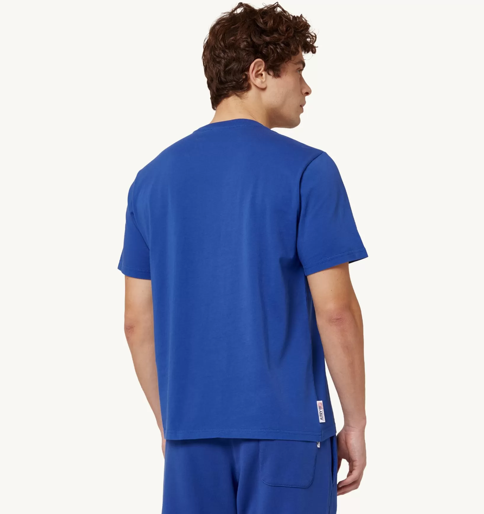 AUTRY T-Shirt Girocollo Tennis Blu^Uomo Top